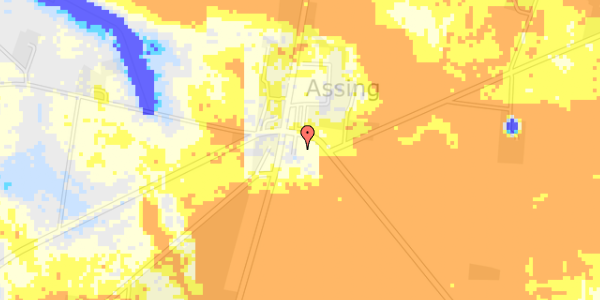 Ekstrem regn på Assingvej 2