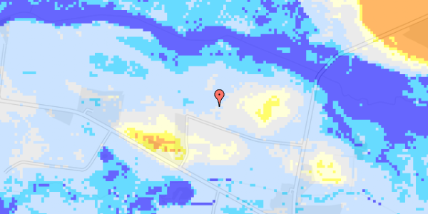 Ekstrem regn på Møllebjergvej 18