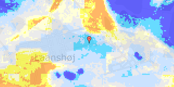 Ekstrem regn på Laanshøj Alle 87