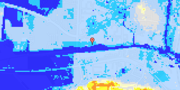 Ekstrem regn på Åkæret 7, 11. 3