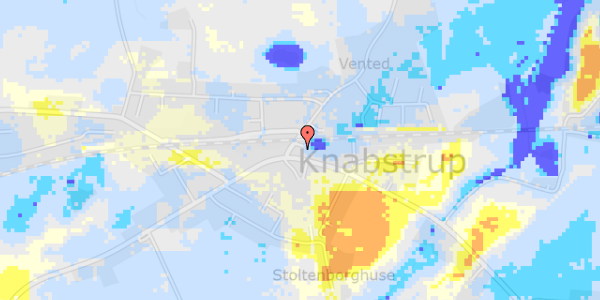 Ekstrem regn på Holbækvej 341E