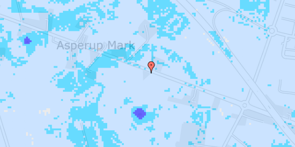 Ekstrem regn på Hovedvejen 232