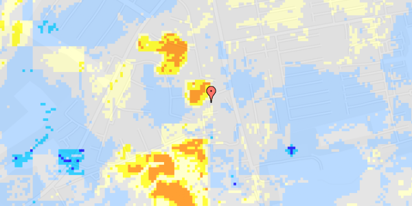 Ekstrem regn på Rulkedalen 90A