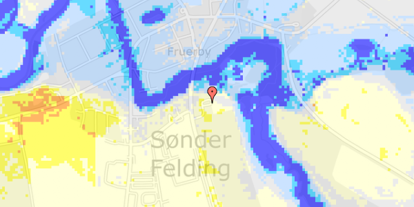 Ekstrem regn på Vardevej 153