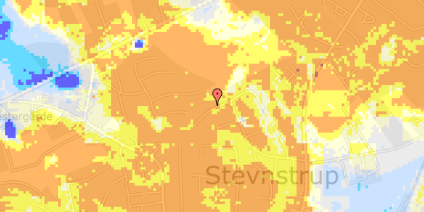 Ekstrem regn på Bøgebakken 69