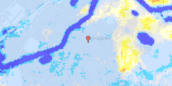 Ekstrem regn på Skovsgårdsvej 60