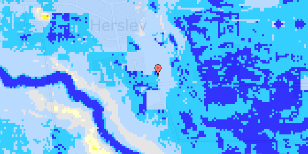 Ekstrem regn på Herslev Kirkevej 2