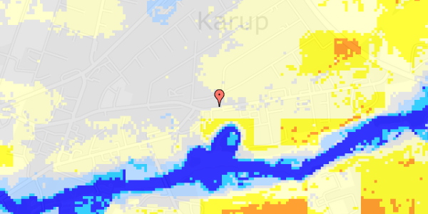 Ekstrem regn på Gl. Banevej 1