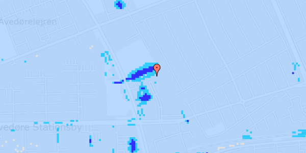 Ekstrem regn på Mellemvangsvej 114, 1. th