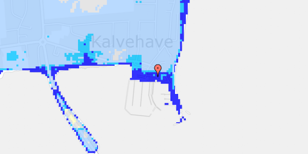 Ekstrem regn på Kalvehave Havnevej 58