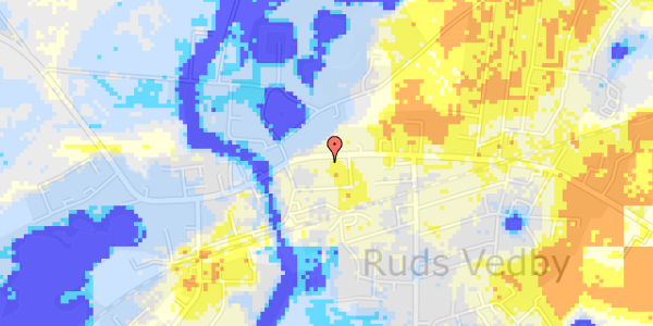 Ekstrem regn på Rudsgade 32D, st. 