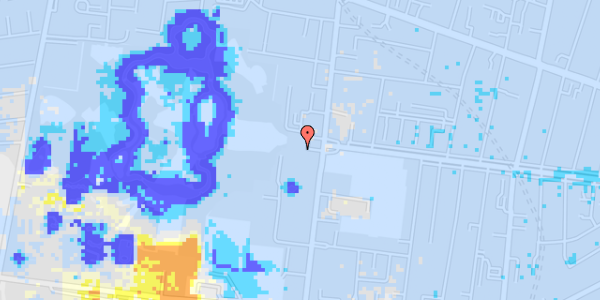 Ekstrem regn på Frederiksberg Runddel 1