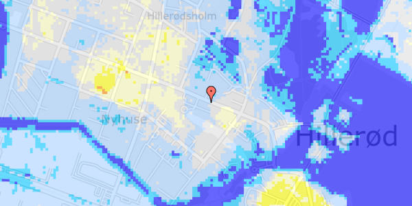 Ekstrem regn på Rådhusstræde 43C, st. th