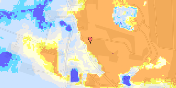 Ekstrem regn på Isenvadvej 15B