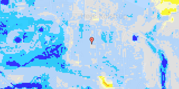 Ekstrem regn på Hørgård 24, 2. th