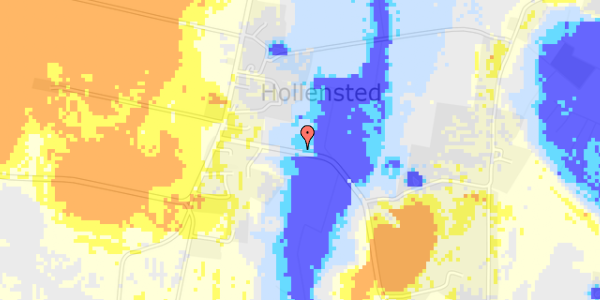 Ekstrem regn på Bjergbakvej 15