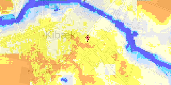 Ekstrem regn på Arnborgvej 1