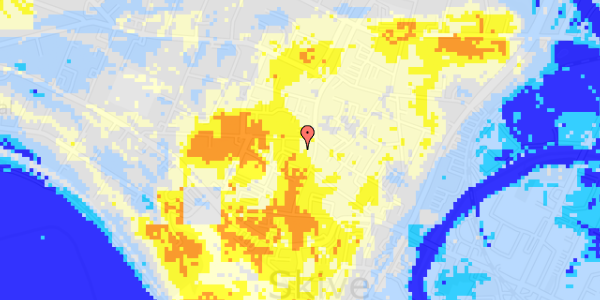 Ekstrem regn på Asylgade 1T, 3. 