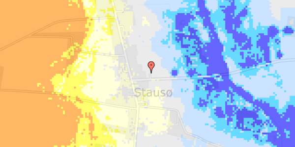 Ekstrem regn på Hennebjergvej 60