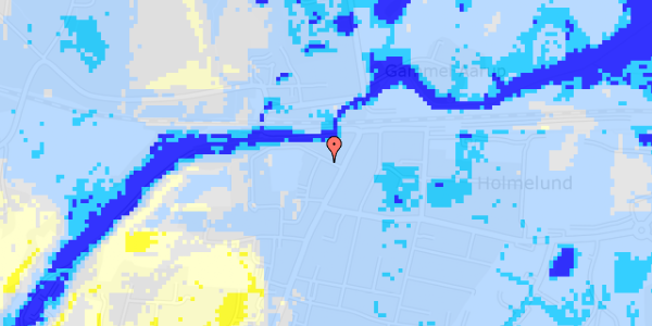 Ekstrem regn på Skolegade 1A, 1. tv