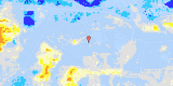 Ekstrem regn på Thorkildsvej 9, st. 