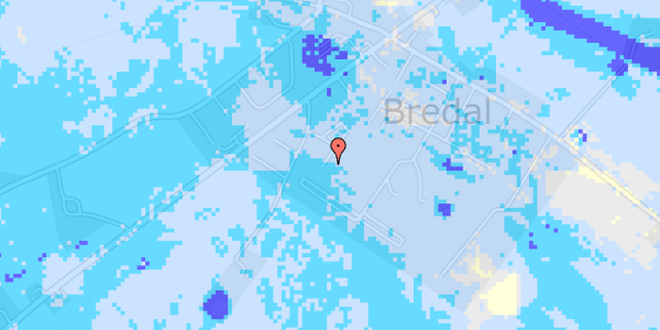 Ekstrem regn på Skolebakken 21