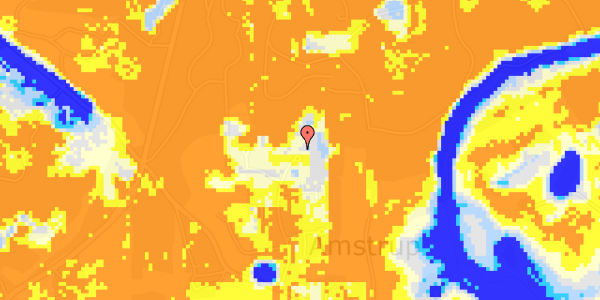 Ekstrem regn på Amstrup Bakker 83