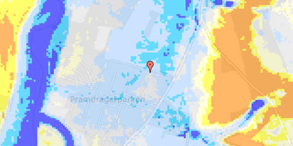 Ekstrem regn på Pramdragerparken 13