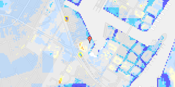 Ekstrem regn på Frederikskaj 2G, 4. th