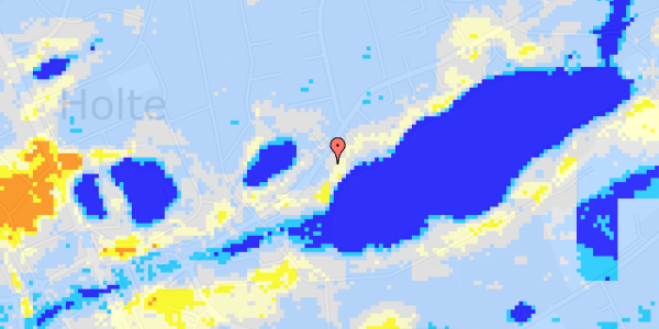 Ekstrem regn på Rydholt 16