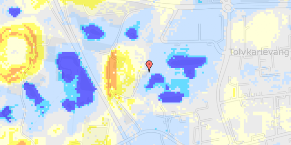 Ekstrem regn på Rønbjerg Alle 2A