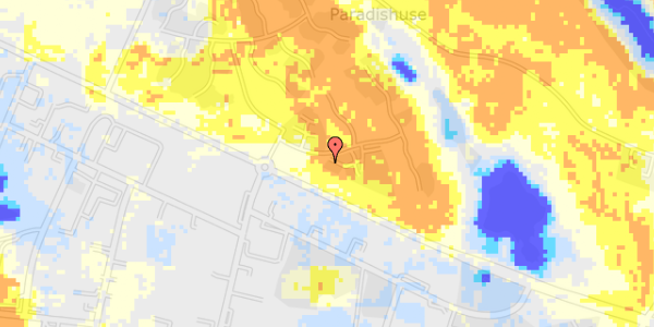 Ekstrem regn på Løbegangen 22