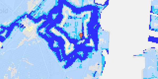 Ekstrem regn på Kastellet 1