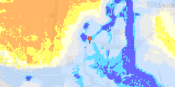 Ekstrem regn på Uggerslev Mose 11C