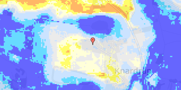 Ekstrem regn på Knardrupgårds Alle 7