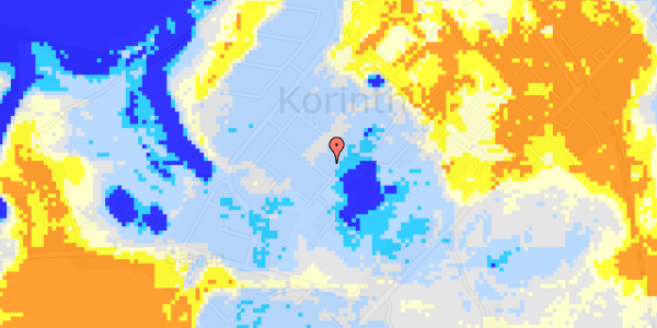 Ekstrem regn på Lykkemarken 26