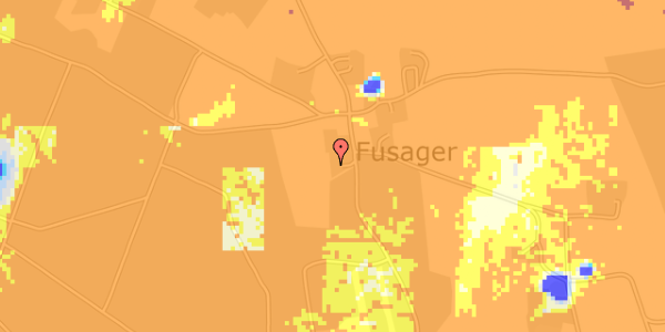 Ekstrem regn på Fusagervej 10B