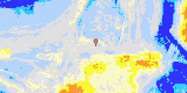 Ekstrem regn på Jyllandsgade 22