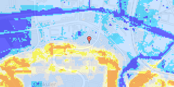 Ekstrem regn på Koldingvej 18D