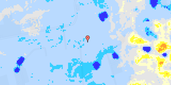 Ekstrem regn på Springenbjergvej 33A