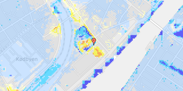 Ekstrem regn på Carsten Niebuhrs Gade 2C