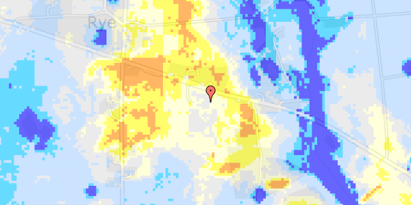 Ekstrem regn på Munkholmvej 394