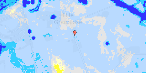 Ekstrem regn på Roskildevej 242