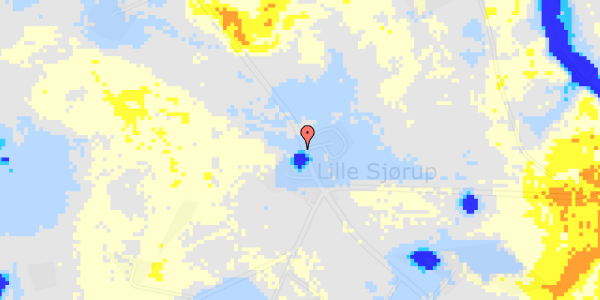 Ekstrem regn på Rougsøvej 147B