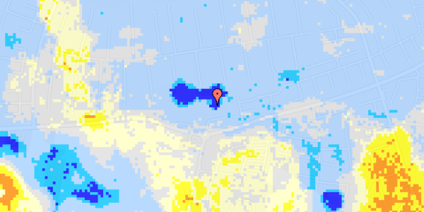 Ekstrem regn på Stråmosekær 1X