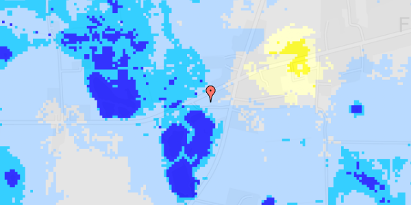 Ekstrem regn på Frifeltvej 5