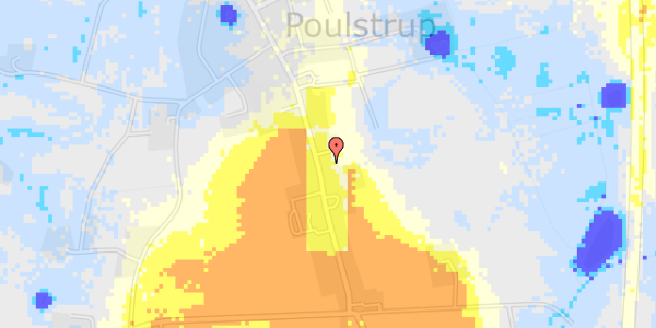 Ekstrem regn på Hovedgaden 40