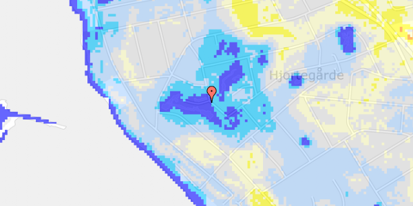 Ekstrem regn på Jægerstien 1