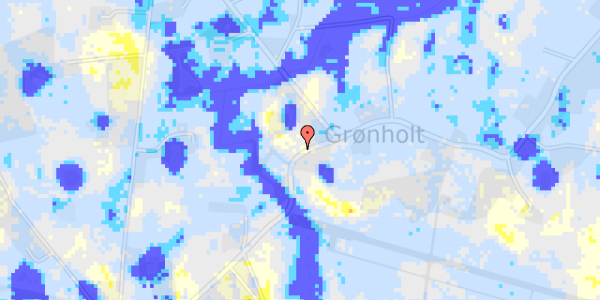 Ekstrem regn på Grønholtvej 7A