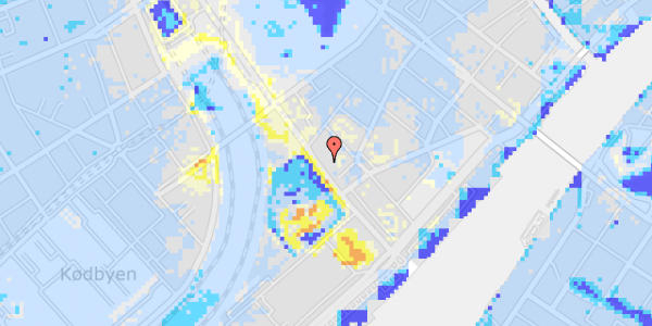 Ekstrem regn på Bernstorffsgade 23A, 4. tv